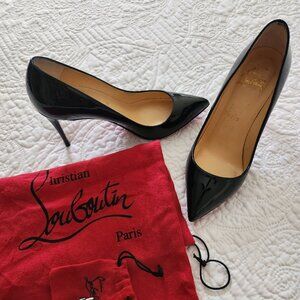 Christian Louboutin Black Patent Leather 35.5